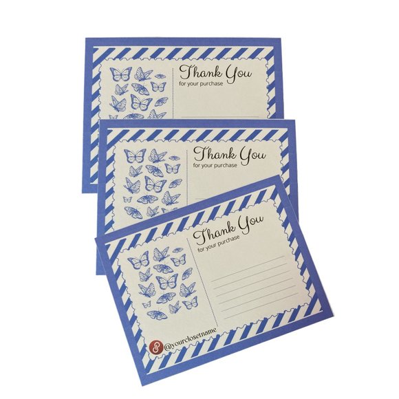 Thank You Card - Thank You For Your Purchase Card - Custom Card - Picture 2 of 8